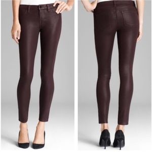 J Brand Super Skinny Jean in Lacq Pinot, Size 25